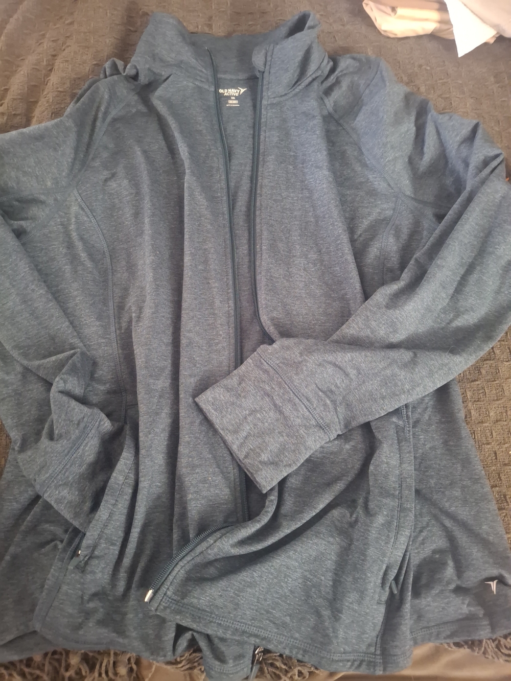 Old Navy Women's Heathered Zip-Up Jacket